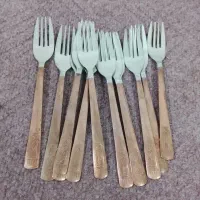 قاشق و چنگال مسی|ظروف سرو و پذیرایی|سمنان, |دیوار