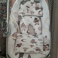 ست ۶ تکه نوزادی تشک گارددار لبه دار