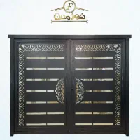 فروش انواع درب های فلزی حیاطی و پارکینگی|مصالح و تجهیزات ساختمان|خلخال, |دیوار