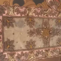 پرده والان گیپوردانتل رومیزی سنگ دوزی کارشده|پرده، رانر، رومیزی|تهران, فلسطین (میدان انقلاب)|دیوار