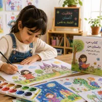 آموزش نقاشی خلاق و تصویرسازی کودک ۴ تا ۱۲ سال
