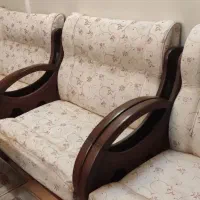 مبل راحتی ۱۲ نفره با پارچه و چوب با کیفیت|مبلمان خانگی و میز عسلی|اصفهان, گلزار|دیوار