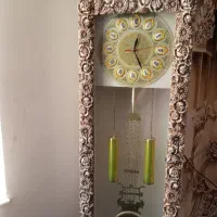 ساعت ایستاده رنگ استخوانی