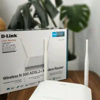 مودم D-Link Dsl-2750u  ADSL  در حد نو