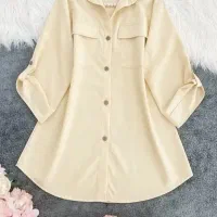 تونیک/ مانتو/ زرد کره ای/ عیدانه/ به قیمت تولیدی