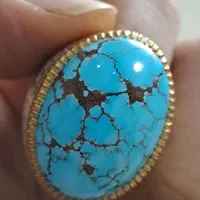 انگشتر فیروزه نیشابور فوق کلکسیونی با رکاب بینظیر|کلکسیون اشیاء عتیقه|شیراز, شهرک فرهنگیان|دیوار