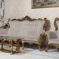مبل سلطنتی ۹نفره تمیز|مبلمان خانگی و میز عسلی|بوکان, |دیوار
