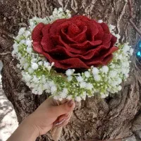 سینی حنا دسته گل گیفت|صنایع دستی و سایر لوازم تزئینی|شیراز, میانرود|دیوار