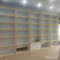 قفسه MDF با رنگ فانتزی