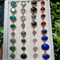 انگشتر و رکاب خالی نقره