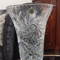 گلدان کریستال چک بوهمیا اصل