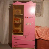 کمد بچه صورتی