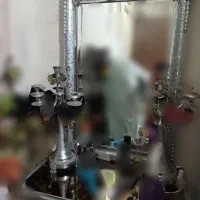 اینه شمعدان نقره ای