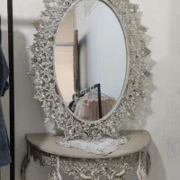 تشک تخت دونفره و آینه شمعدان
