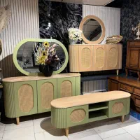 آینه کنسول و میز تلویزیون گرد