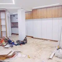 ساخت وساز  کابینت آشپزخانه|کتابخانه، شلف، قفسه‌های دیواری|دوگنبدان, |دیوار