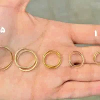 گوشواره حلقه ای از ۳میلیون ب بالا با فاکتور