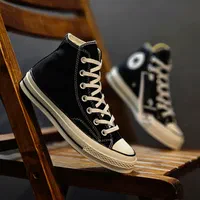 کتونی کانورس آل استار مشکی زیر سفید ساق دارG