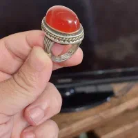 انگشتر یاقوت سوار نقره