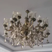 لوستر ده شاخه بیست شعله