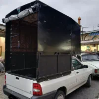 حمل بار داخل شهری برون شهری وانت چادر دار بزرگ