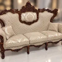 ست مبل ۹ نفره تمام چوب
