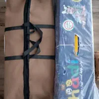 گهواره نوزاد شادی مدل مخمل طرح فیل و ابر و باد