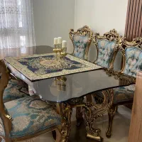 میز غذاخوری ۸ نفره در حد نو