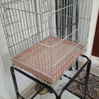 قفس پرنده بزرگ همراه با پایه بزرگ