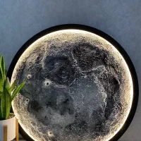تابلو و آینه طرح ماه