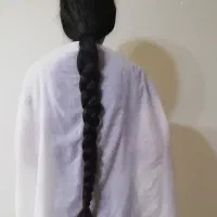 موی طبیعی پرپشت خام 70 سانت