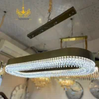 لوستر کریستال لاینر نارسیس ۳۰*۸۰ با ریموت هوشمند