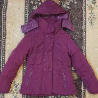 کاپشن دخترانه بسیار گرم و نو