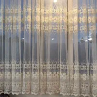 پرده تور سالم و تمیز|پرده، رانر، رومیزی|اصفهان, پزوه|دیوار