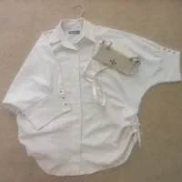 شومیز مانتویی فری سایز با کیف هدیه