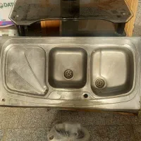 فروش تخت خواب دونفره و سینک ظرفشویی|تخت و سرویس خواب|سنقر, |دیوار