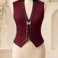 شومیز،نیم تنه مجلسی زنانه،جلیقه کوتاه مزون دوزی