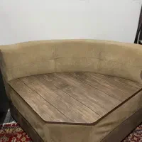 مبل هفت نفره سالم و تمیز|مبلمان خانگی و میز عسلی|دهگلان, |دیوار