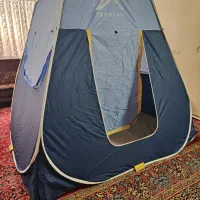 چادر مسافرتی ۱۲نفره برزنتی ضدآب و عرق آکبند
