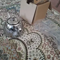 قوری چینی رنگ استیل