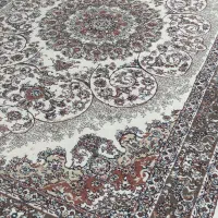 فرش ۶ متری طرح کلاسیک کرم قهوه‌ای - تمیز و سالم|فرش|کرمانشاه, |دیوار