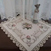 رومیزی وکیف های دست دوز شماره دوزی