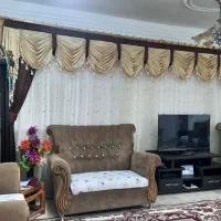 پرده ی پذیرایی در حد نو بسیار شیک