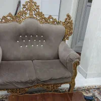 مبل هفت نفره با دوعدد میزبان|مبلمان خانگی و میز عسلی|رشت, باهنر|دیوار