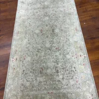 قالیچه گرد و کناره|فرش|شیراز, ریشمک|دیوار