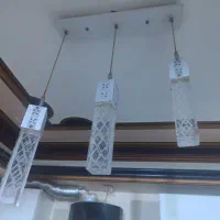 لوستر تمام کریستال|لوستر و چراغ آویز|جوانرود, |دیوار