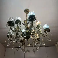 لوستر برنزی|لوستر و چراغ آویز|خسروشاه, |دیوار