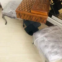 میز تخته نرد ب همراه صندلی پاف|صندلی و نیمکت|جاجرود, |دیوار