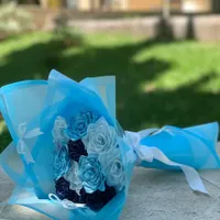 ساخت انواع دسته گل های روبانی