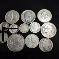 نقره خارجی 12 عدد|کلکسیون سکه، تمبر، اسکناس|تبریز, |دیوار